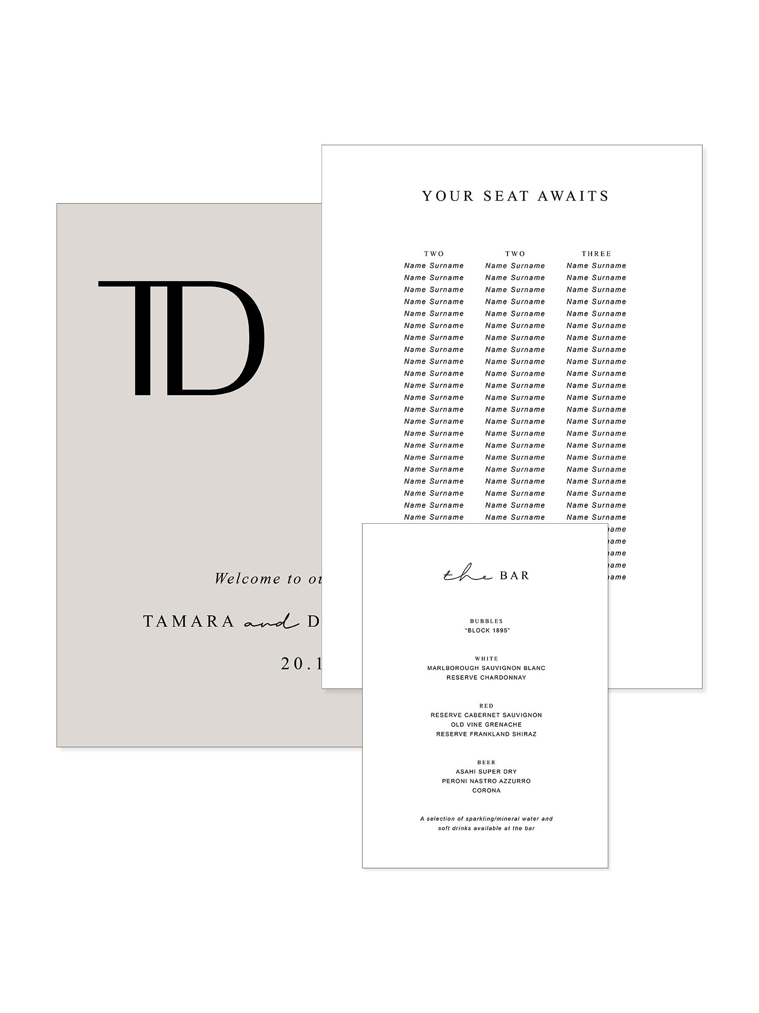 Monogram Signage Package