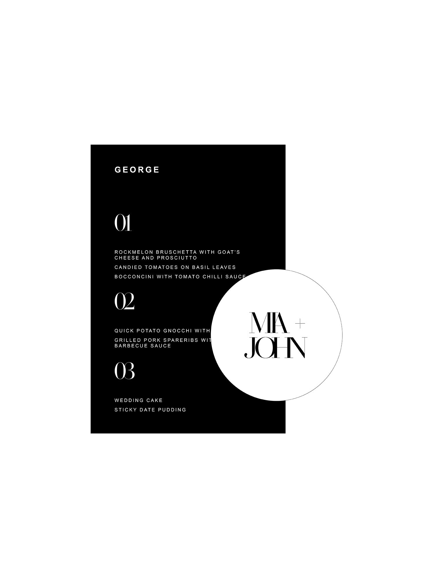 York Menu Package