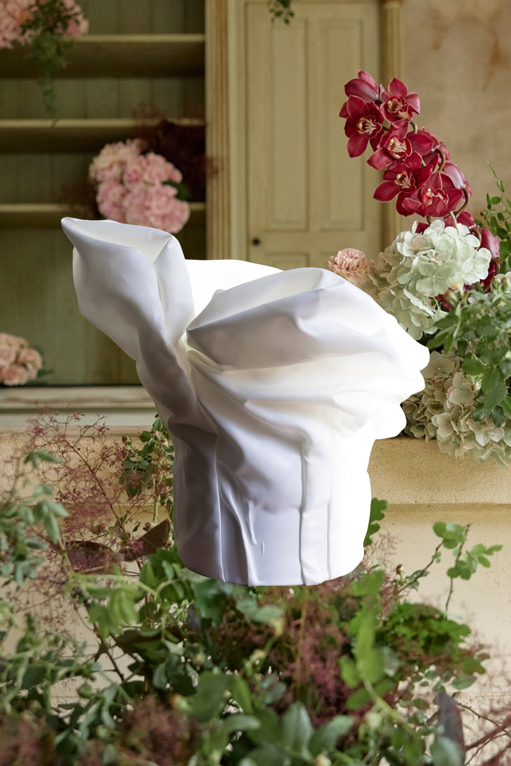 Rosetta Wishing Well – White