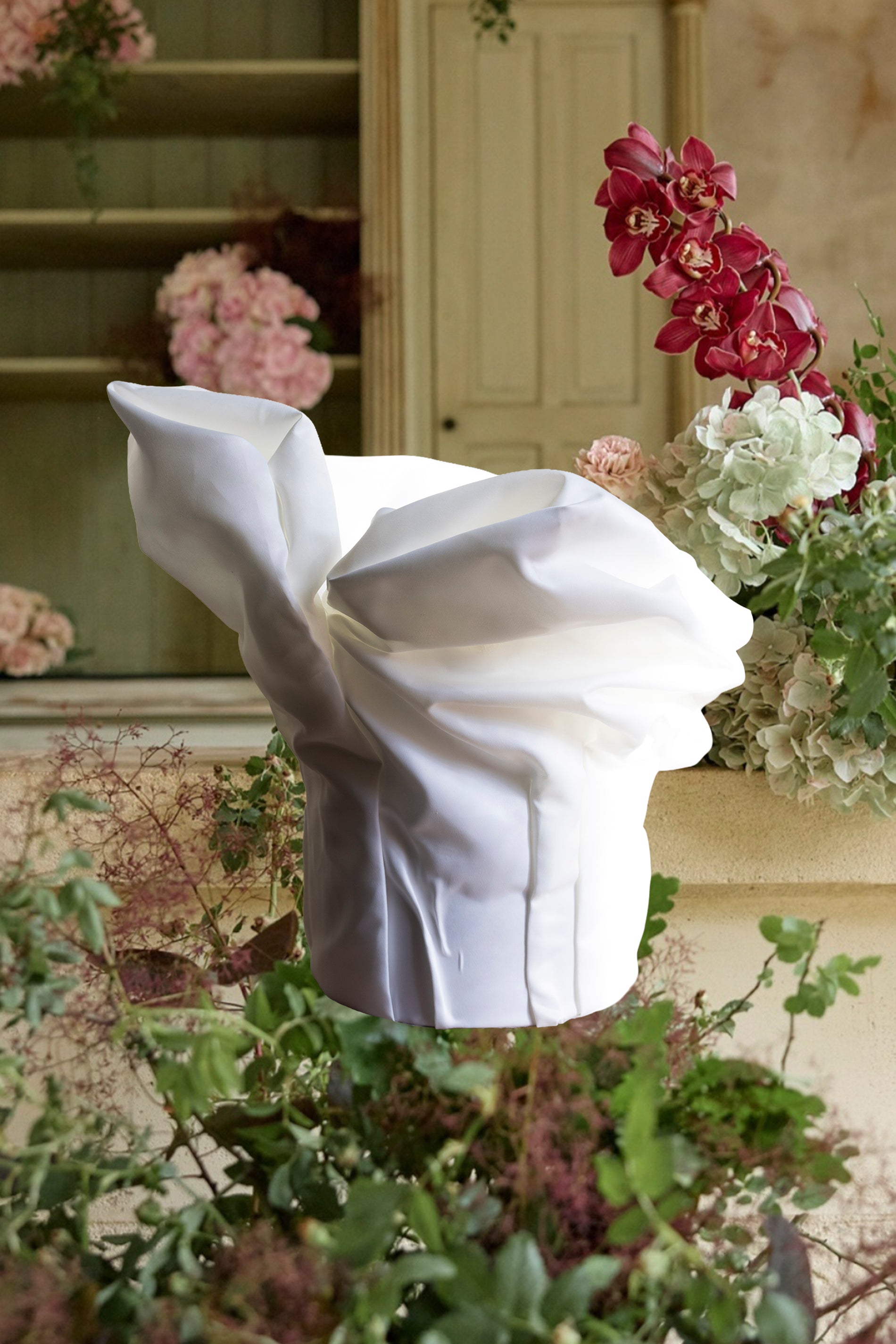 Rosetta Wishing Well – White