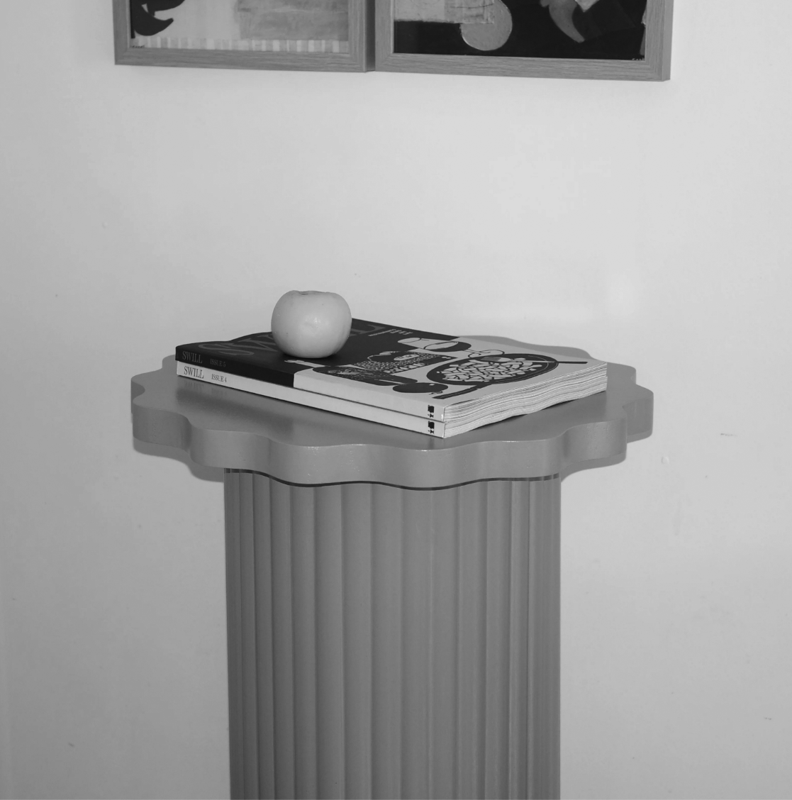 Wavy Cocktail Bar Table – White